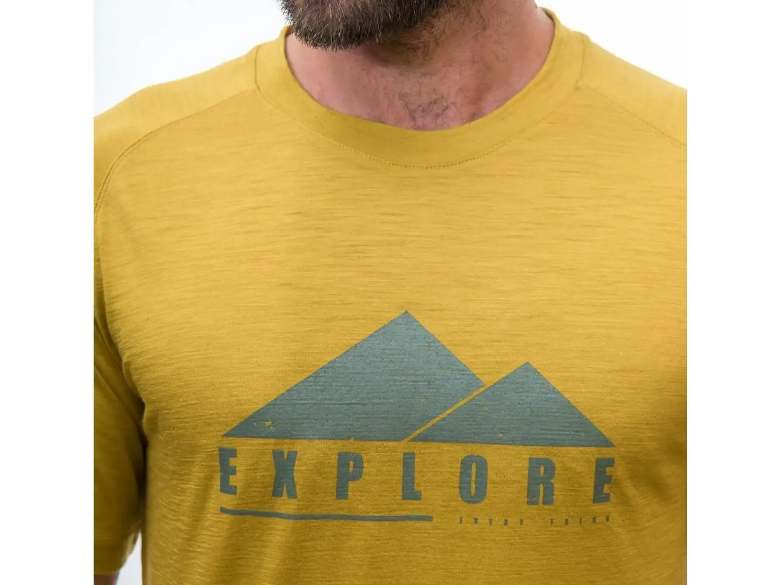 Sensor Merino Air PT Explore Herren T-Shirt Kurzarm Mustard