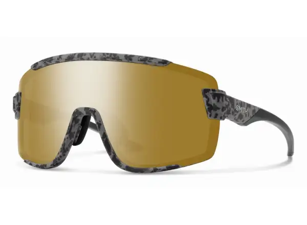 Smith Wildcat Brille Mate Grau/Marmor/ChromaPop Polarized Bronze-Spiegel