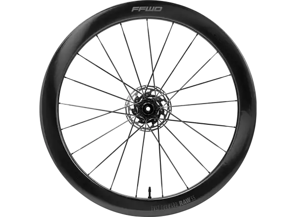 FFWD RAW CS 55 Straßen-Fahrradräder in glänzendem Schwarz