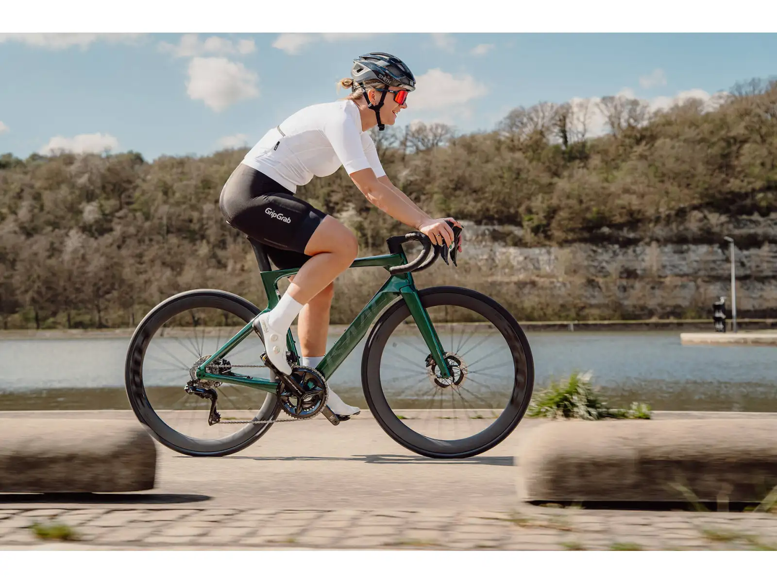 Isaac Meson 105 Di2 Rennrad Jade Green