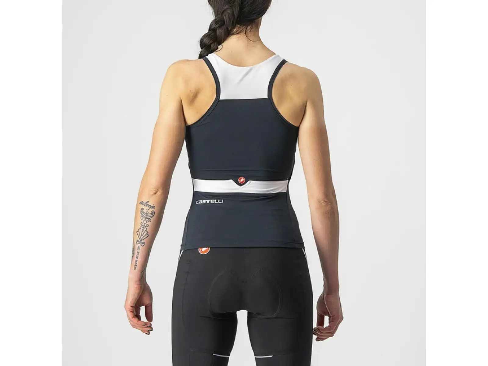 Castelli Solaris Damen ärmelloses Trikot skylight/orange