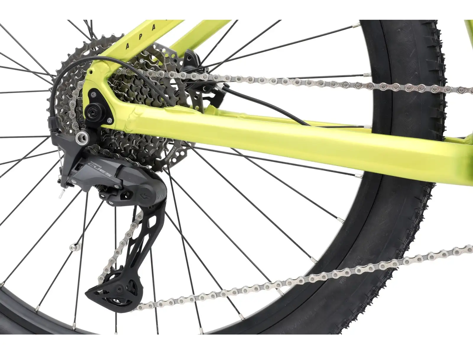 Apache Hawk 1 MX 720 Wh E-Mountainbike fluo gelb