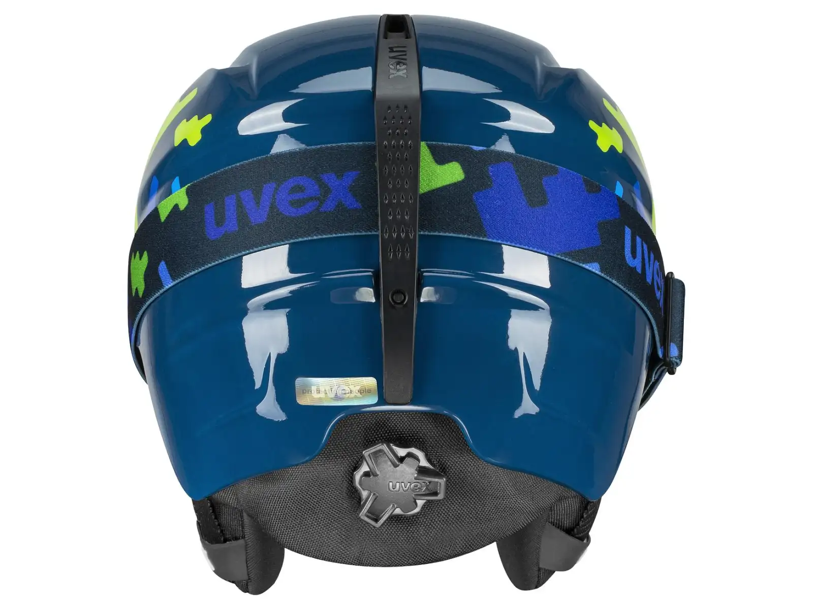 Uvex Viti Set Skihelm und Brille blue puzzle