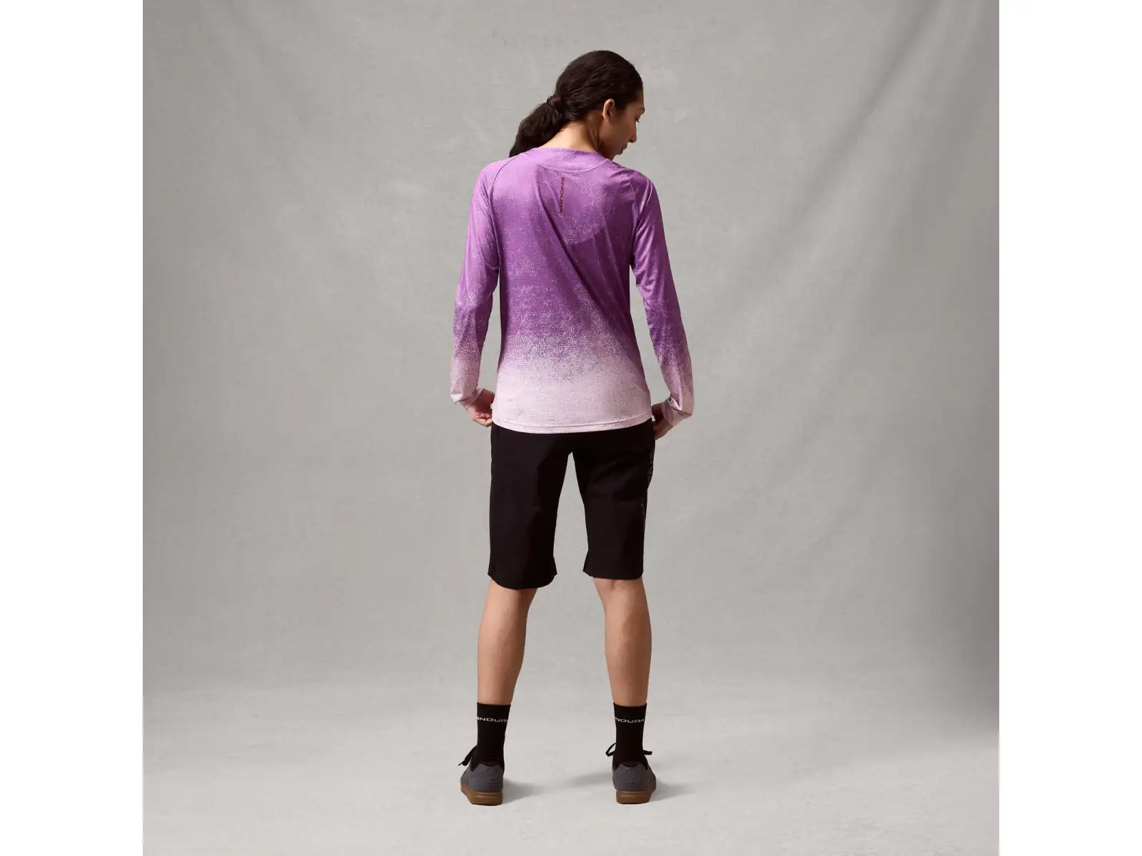 Endura SingleTrack Damen-Trikot Langarm Purple