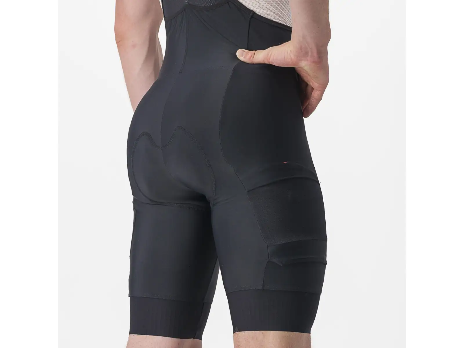 Castelli Unlimited Cargo Herrenshorts mit Latz und Einlage Black
