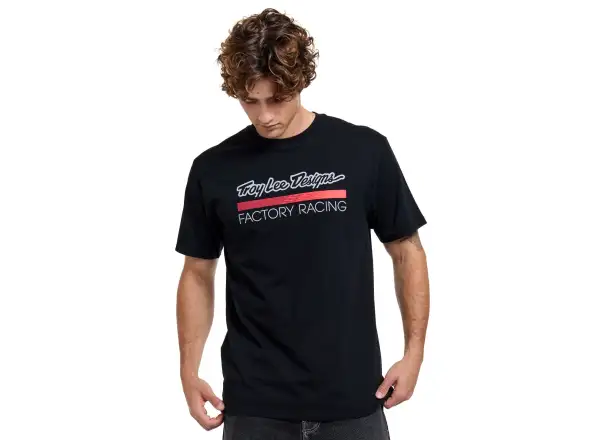Troy Lee Designs Factory Racing Herren T-Shirt Kurzarm Black/Red