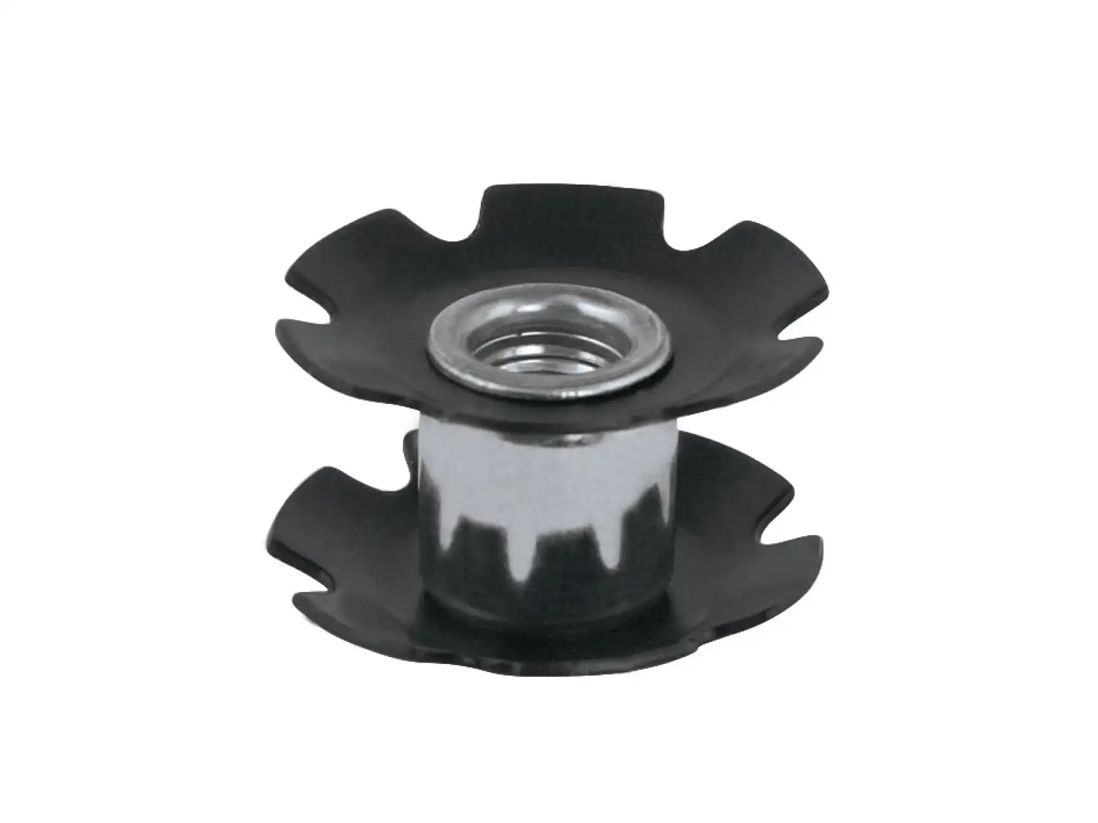 Die Force Steuersatz ist 1 1/8" in schwarz.
