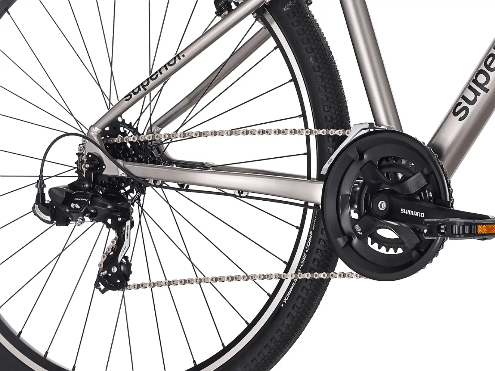 Superior Blox 6.0 Trekkingrad Gloss Dark Chrome