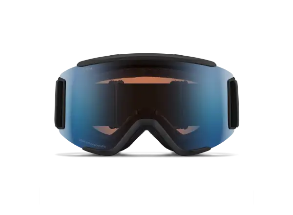 Smith Squad S Skibrille Black / ChromaPop Pro Photochromic Blue Mirror