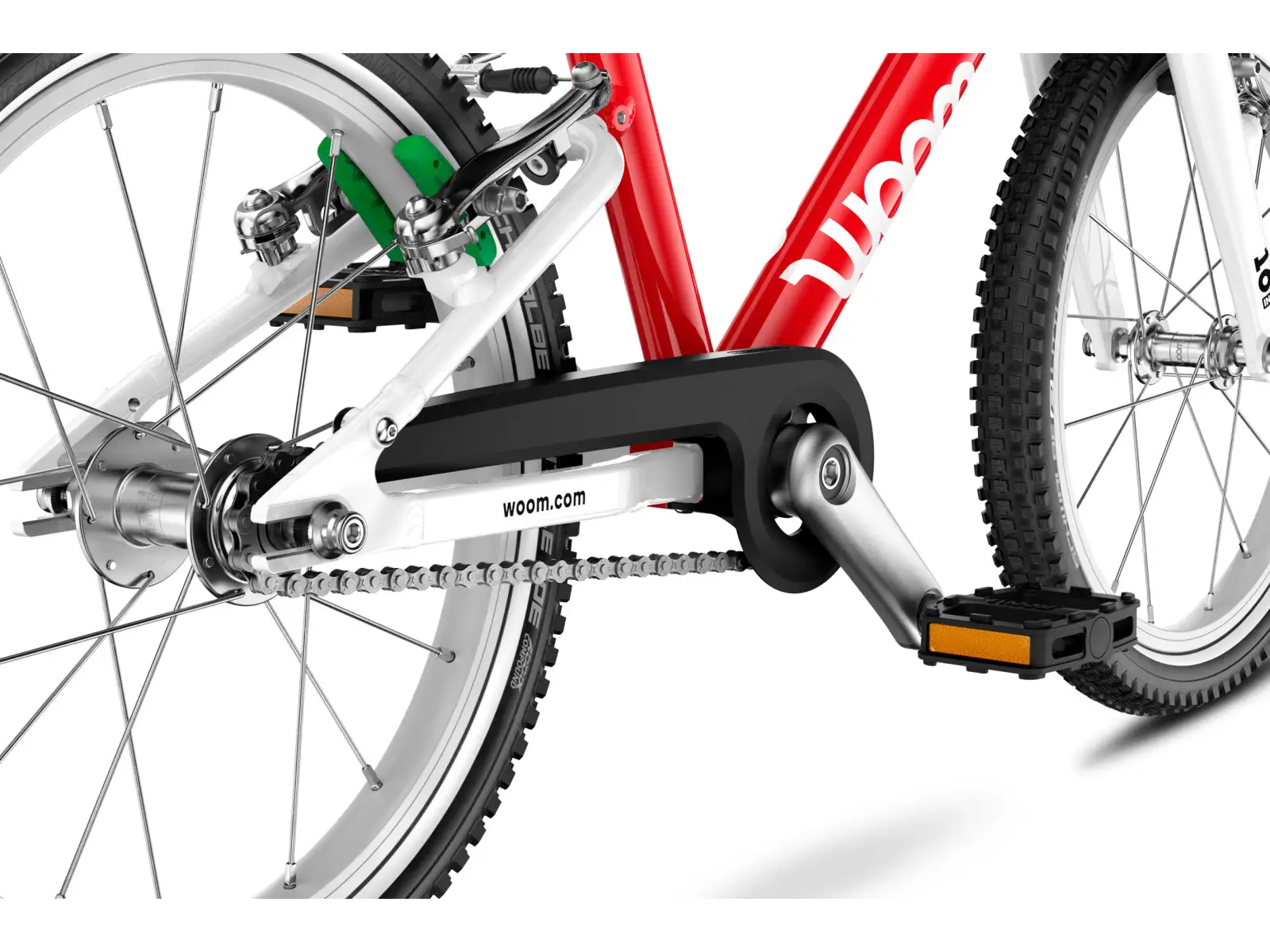 Woom GO 3 Red 16 Kinderfahrrad