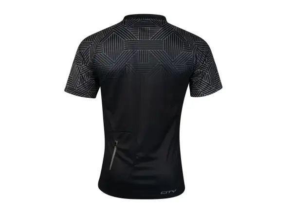 Force City Herrentrikot kurzarm schwarz/grau