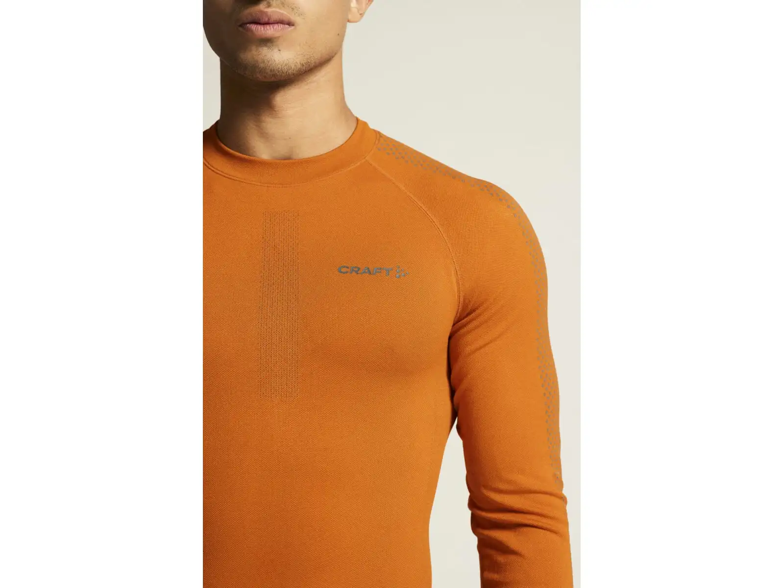 Craft ADV Warm Intensity Herren Funktionsshirt Langarm Orange
