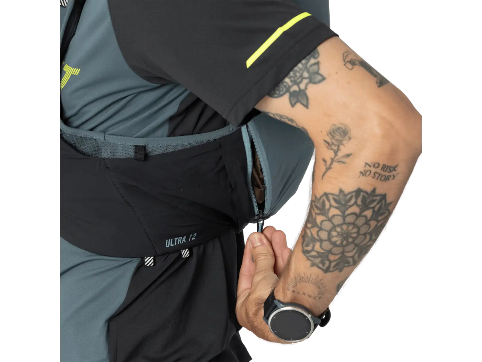 Dynafit Ultra 12 l Laufweste Cloud Blue/Cinder