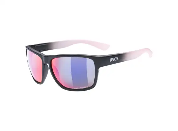 Uvex LGL 36 CV Sonnenbrille Schwarz Matt/Rose
