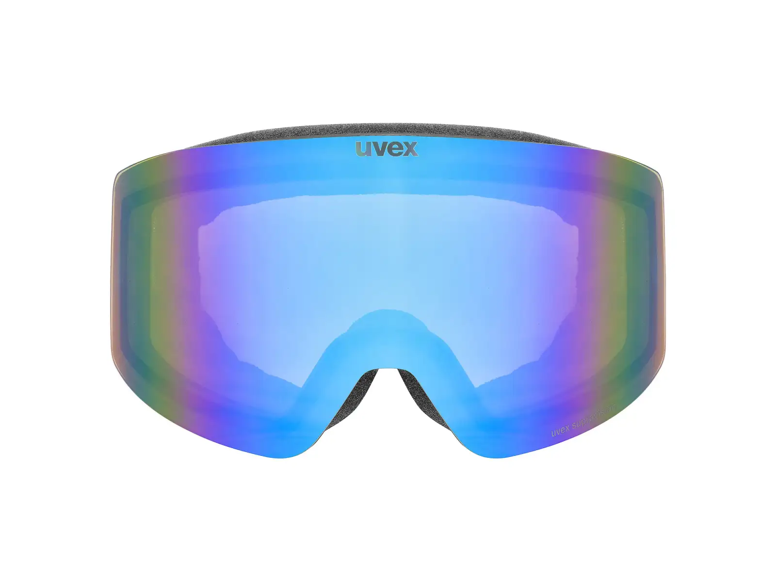 Uvex Provoque FM Skibrille black matt/blue - green