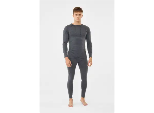 Viking Lan Pro Merino Herrenset Dunkelgrau