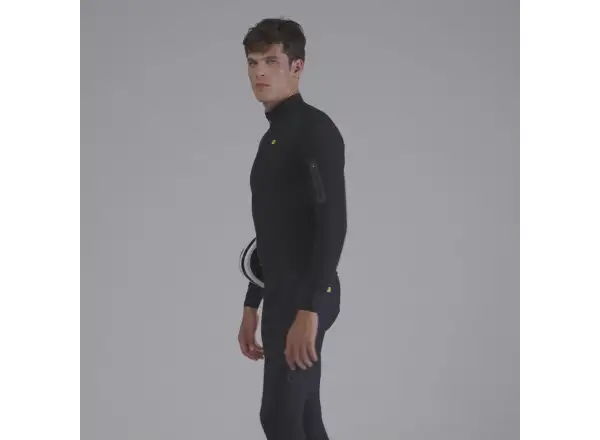 Alé R-EV1 Thermo Shield Herren Winter-Fahrradjacke Black