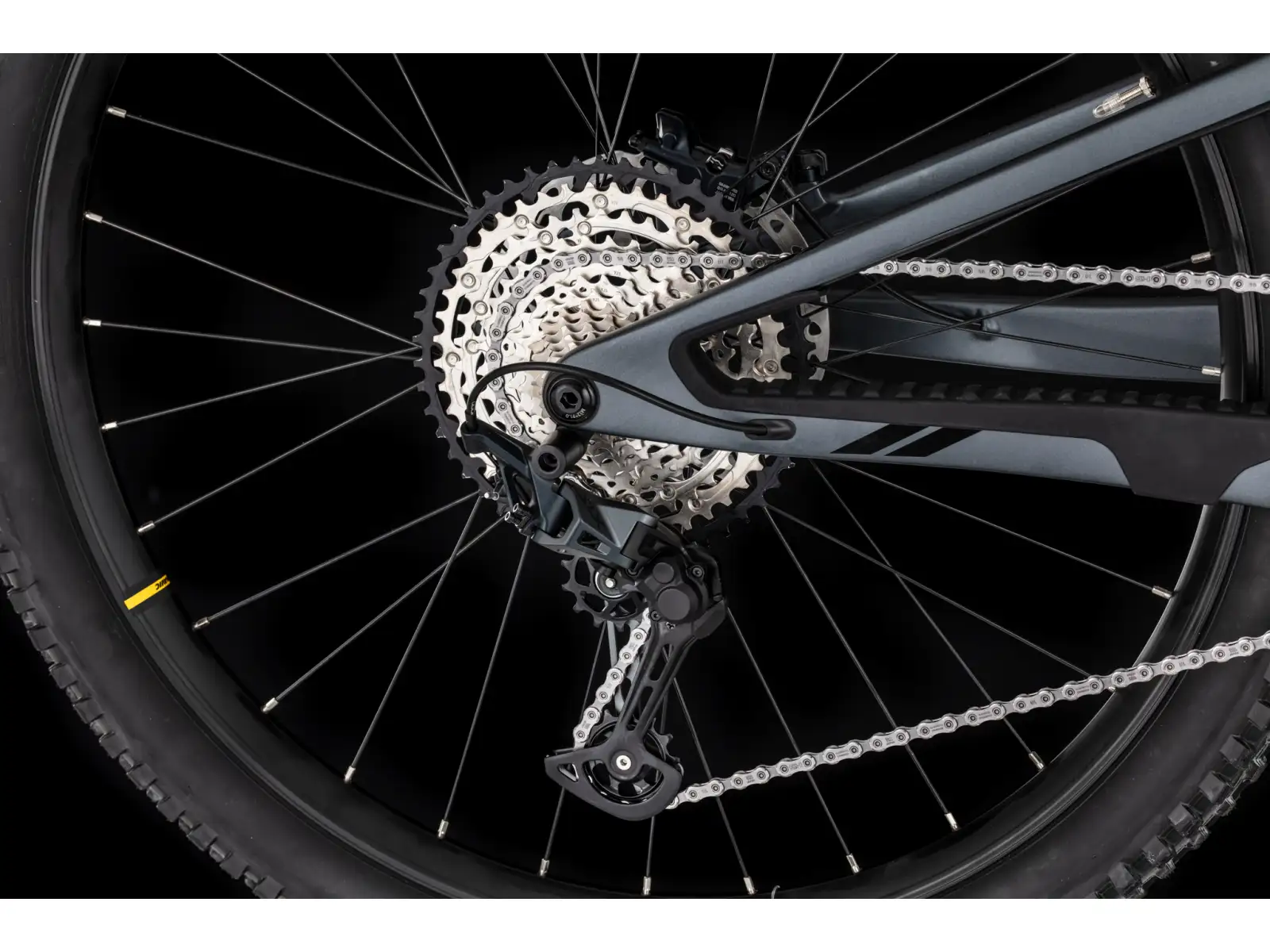 4ever Volcanno Etna Fully Mountainbike - Grey Matt/Black