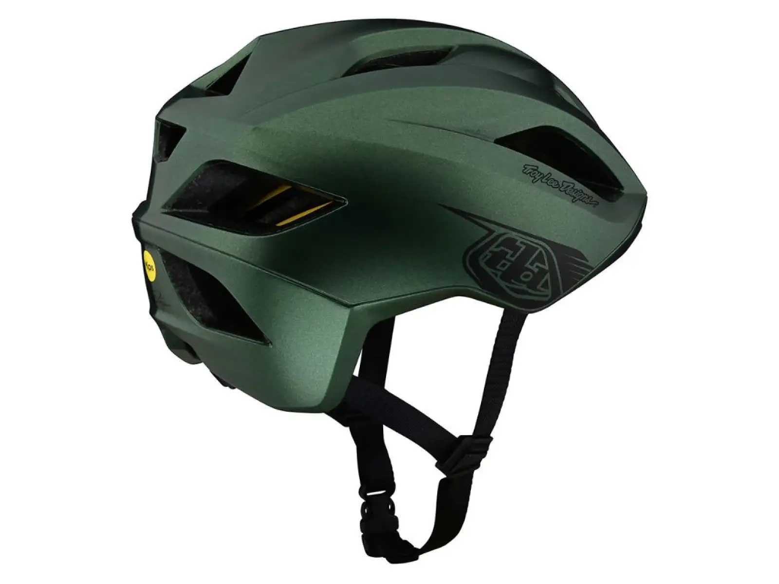 Troy Lee Designs Grail Mips Badge Helm Waldgrün