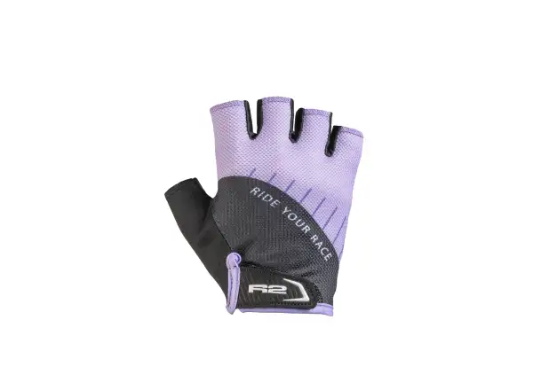 R2 Hoppy Kinder-Fahrradhandschuhe lila violett/schwarz