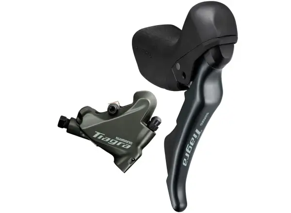 Shimano Tiagra ST-4720 10-fach Schalt-/Bremshebel + BR-4770 FM Bremse, Polymer-Beläge & Kühlung