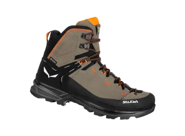 Salewa Mountain Trainer 2 Mid GTX Herren-Wanderstiefel Braun Bungee Cord/Black