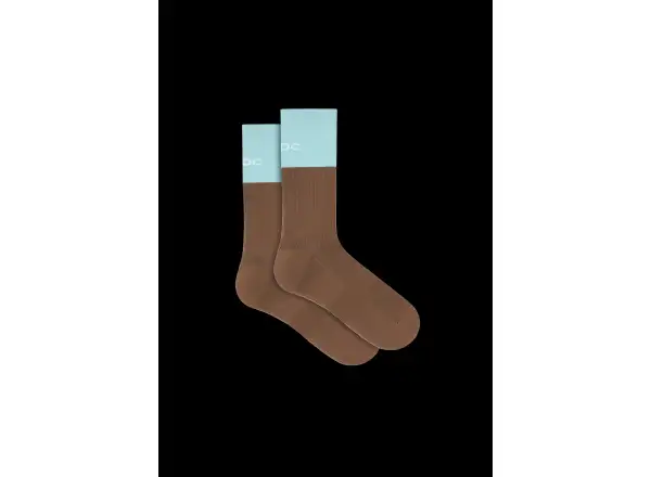 POC Motion MTB Long Socken Bronzite Brown/Lazurite Blue