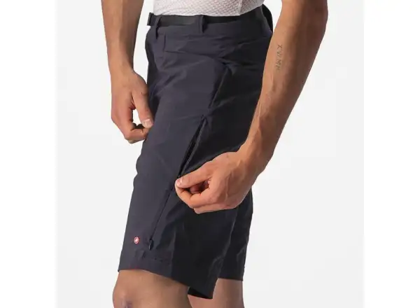 Castelli Unlimited Trail lockere Herrenshorts ohne Innenfutter schwarz