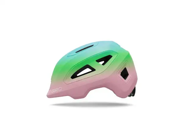 Giro Scamp II Kinderhelm Mat Light Pink/Green Fade