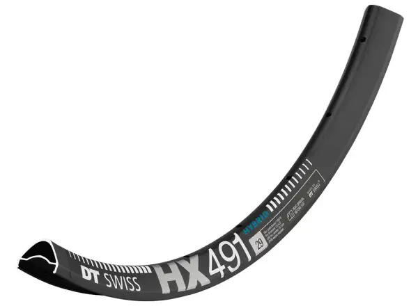 DT Swiss HX 491 29" MTB Felge 25 mm 32 Löcher Schwarz