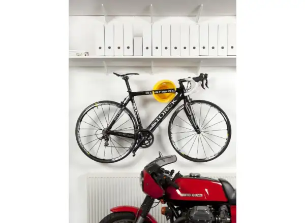 Cycloc Solo Fahrradhalterung an der Wand gelb