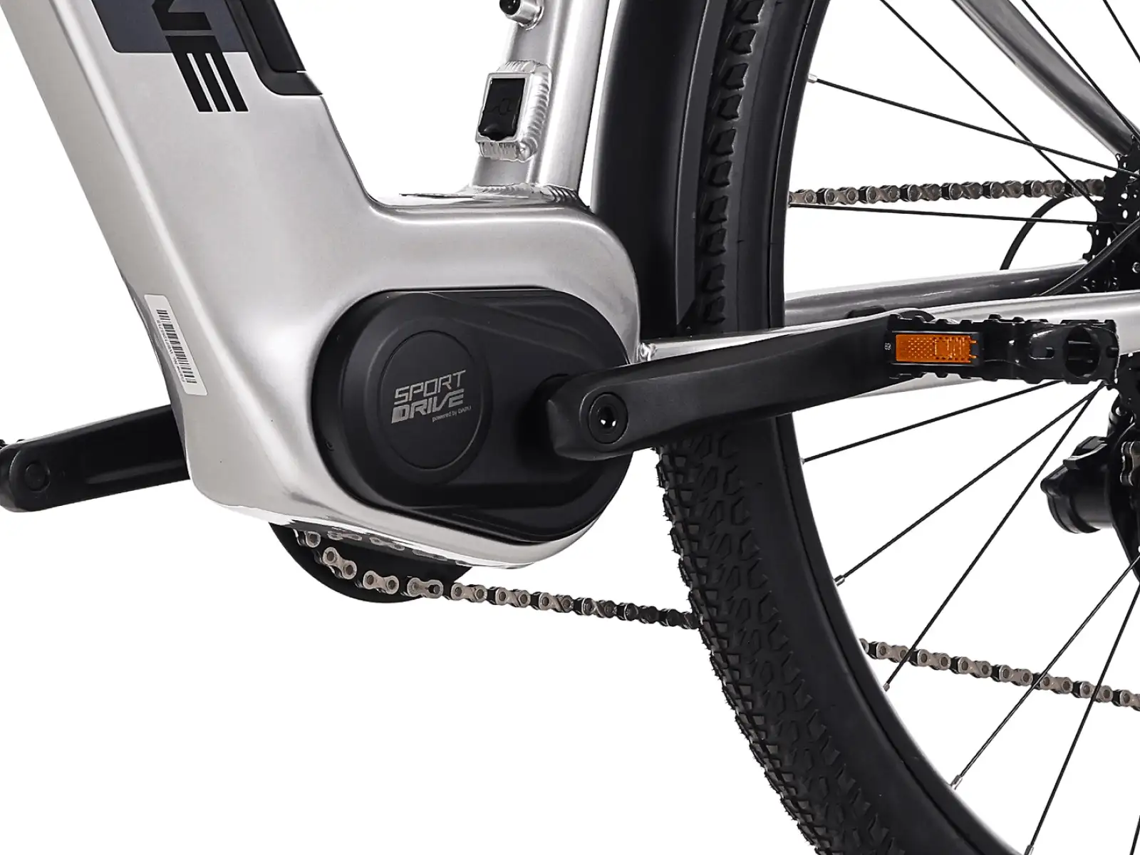 Rock Machine eSTORM 70 TOUR E-Mountainbike Gloss Silver/Black/Grey