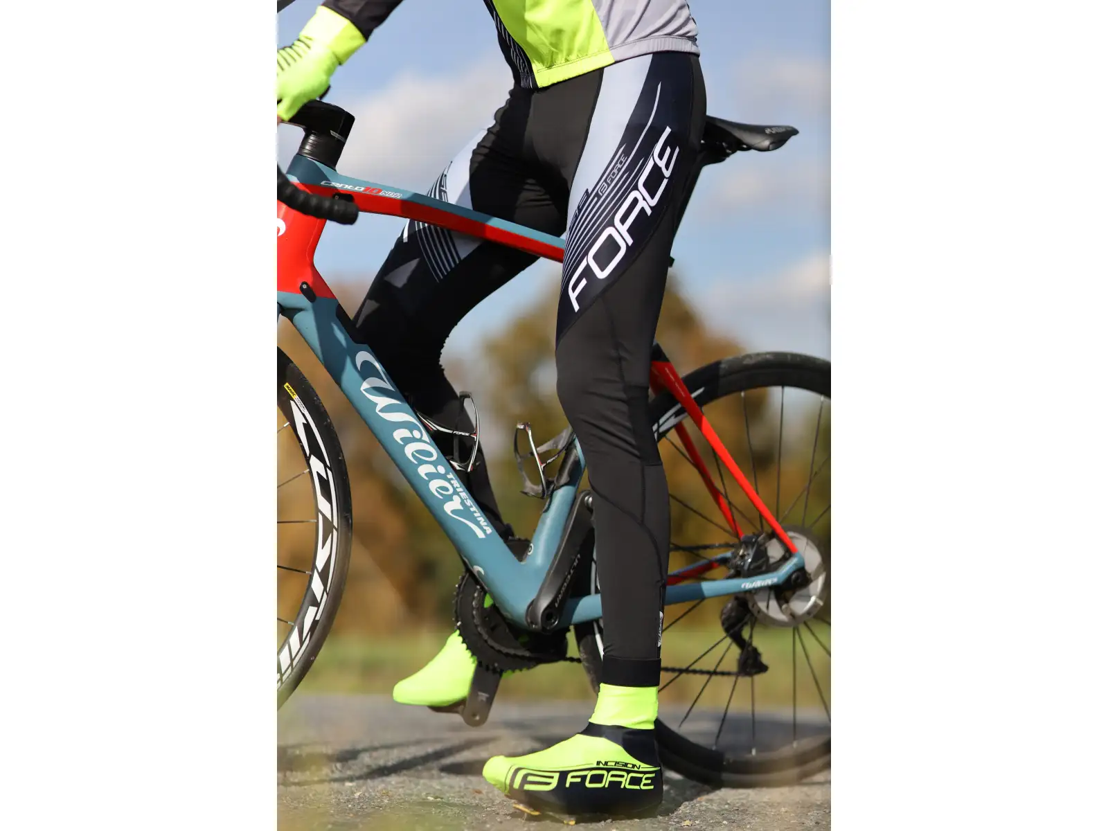 Force F58 Trägerhose ohne Polster Black-Grey