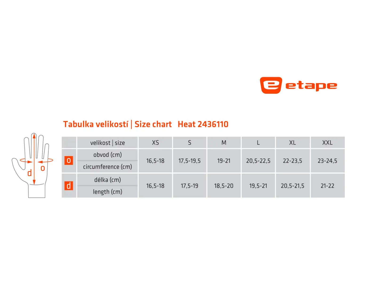 Etape Heat Handschuhe Schwarz