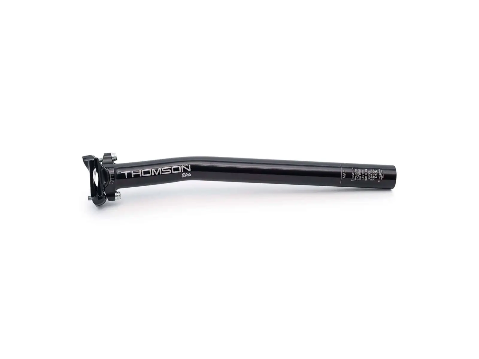Thomson Elite Sattelstütze gebogen 31,6/410 mm Schwarz