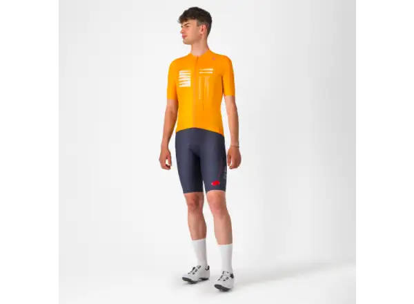 Castelli Espresso R-A/D Herren-Shorts mit Polsterung und Trägerhose Twilight Blue