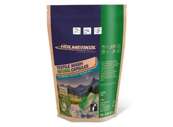 Holmenkol Textile Wash Natural Capsules Waschmittelkapseln 30 Stück