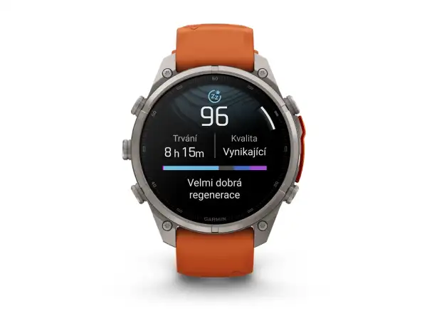 Garmin Fénix 9 Pro inReach 47 mm Smartwatch Titanium Autumn orange/Spark orange