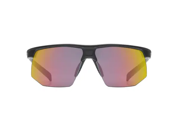 Uvex Aerios Brille Black Matt / Mir. Red