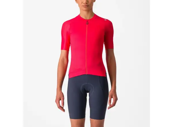 Castelli Espresso Damen-Trikot Kurzarm Hibiscus