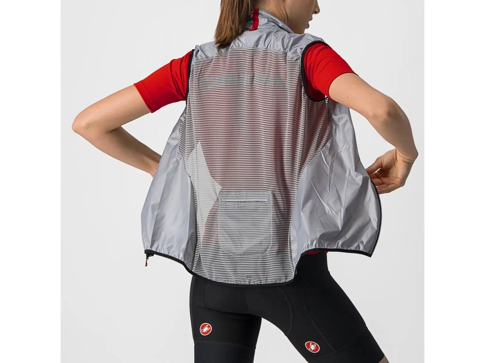 Castelli Aria Damenweste Silver Gray