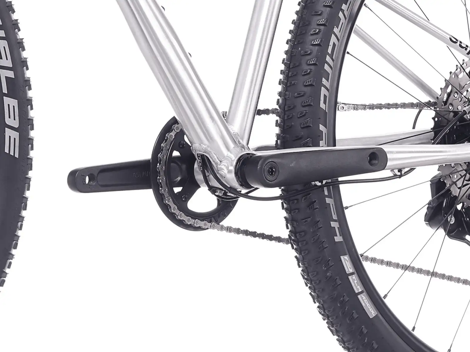 Superior TEAM 27.3 Kinderfahrrad Gloss Brushed Alu / Rainbow Black