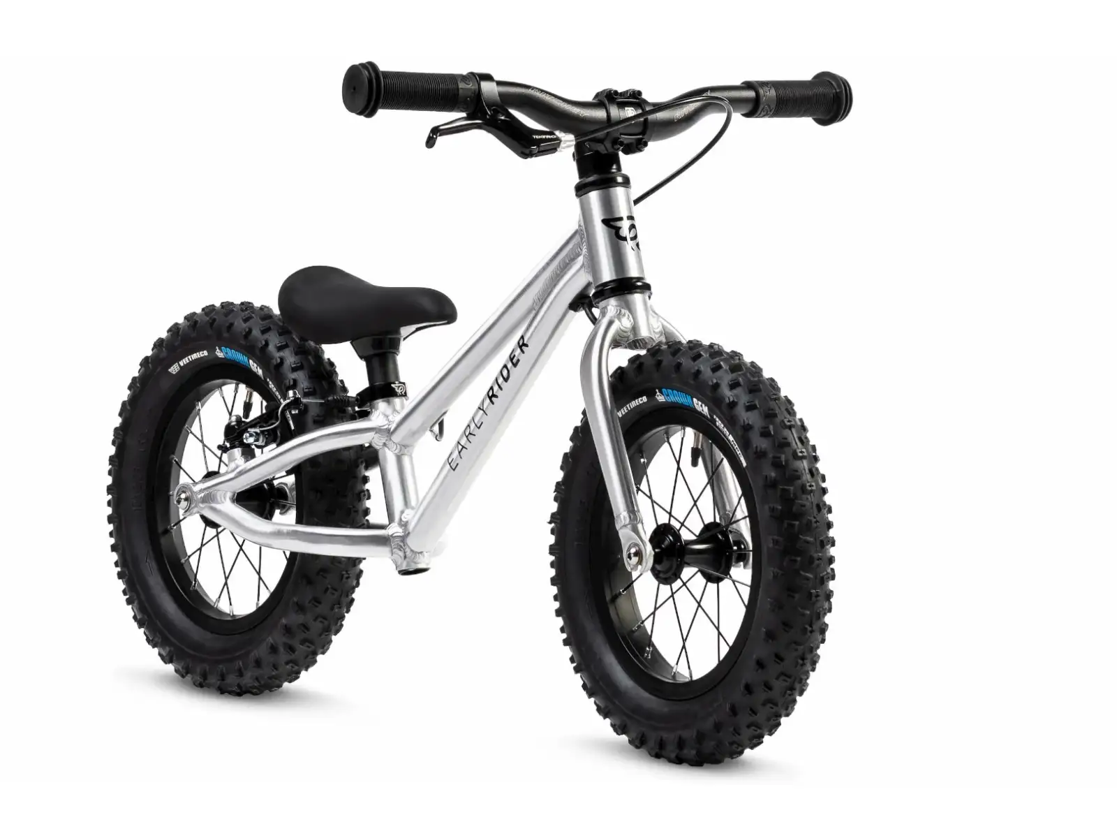Early Rider Big Foot 12 Kinderlaufrad Brushed Aluminium