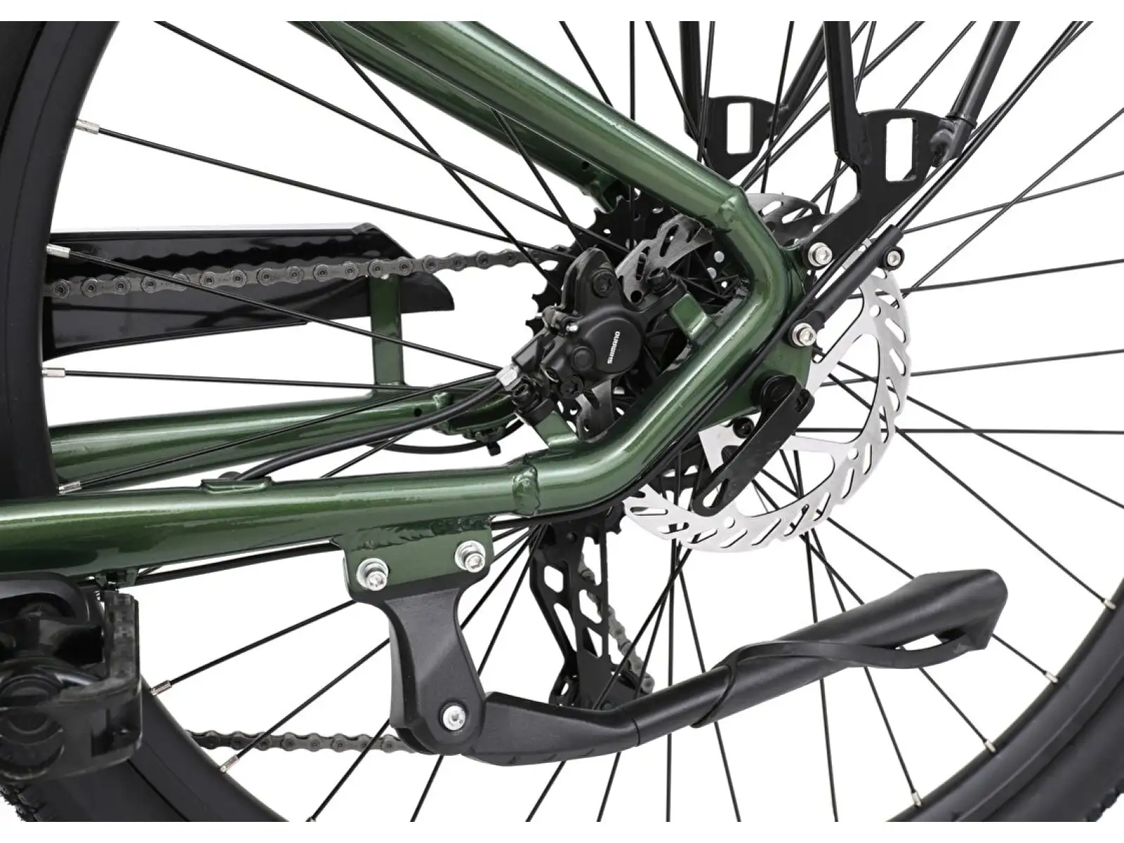 CANULL City 2 720 Wh Tiefeinsteiger E-Bike forest green