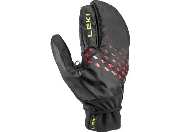Leki Ultra Trail Storm Shark Laufhandschuhe Black/Red/Neon Yellow