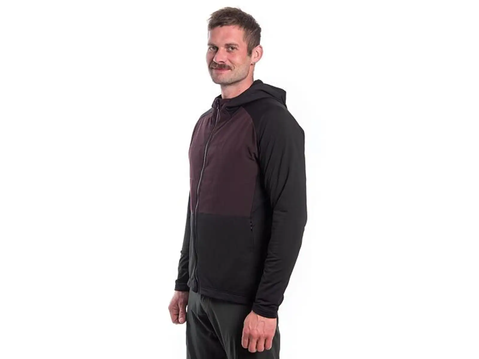 Sensor Coolmax Thermo Herrenjacke schwarz/Port Red
