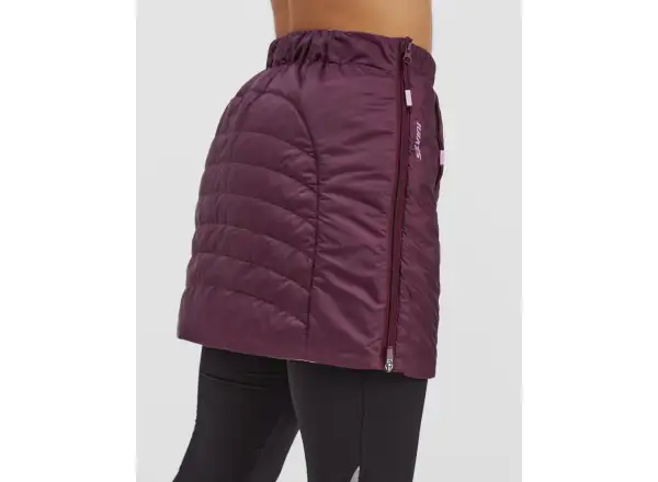 Silvini Cucca Damen Primaloft Rock Pflaume/Rosa