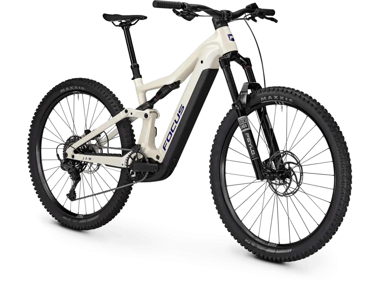 Focus JAM 7 600Wh vollgefedertes E-Bike Champagne / Shellwhite
