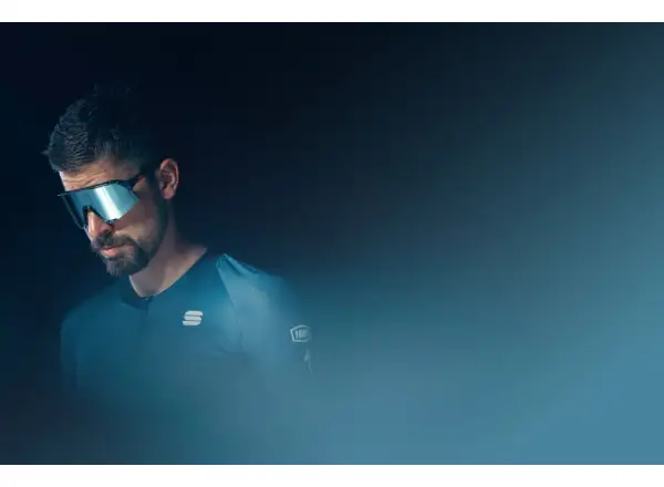 100% S3 HiPER Fahrradbrille Schwarz Holographisch/Blau Multilayer Spiegelglas