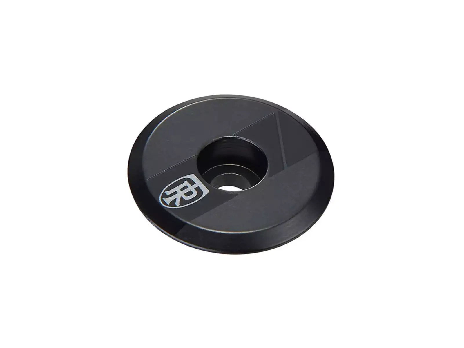 Ritchey WCS Top Cap 1 1/4" Steuersatzkappe in Schwarz/Schwarz.